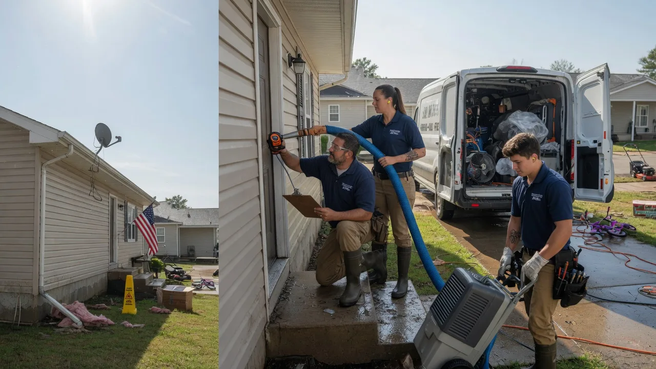 Ceiling Water Damage Restoration in Hanna, IN near me