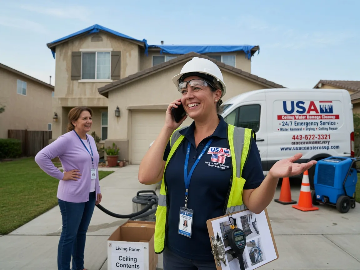 Ceiling Water Damage Restoration Hanna, IN FAQs